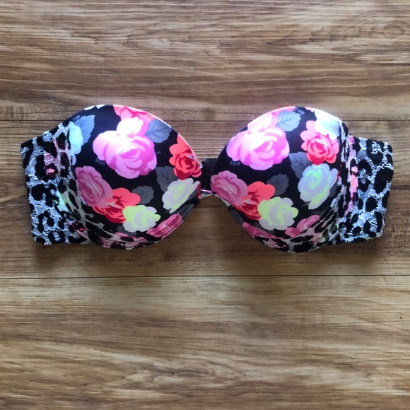 PINK Victoria's Secret Other - Pink VS Strapless Floral Bra 36B